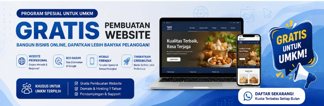 Website Gratis Buat UMKM