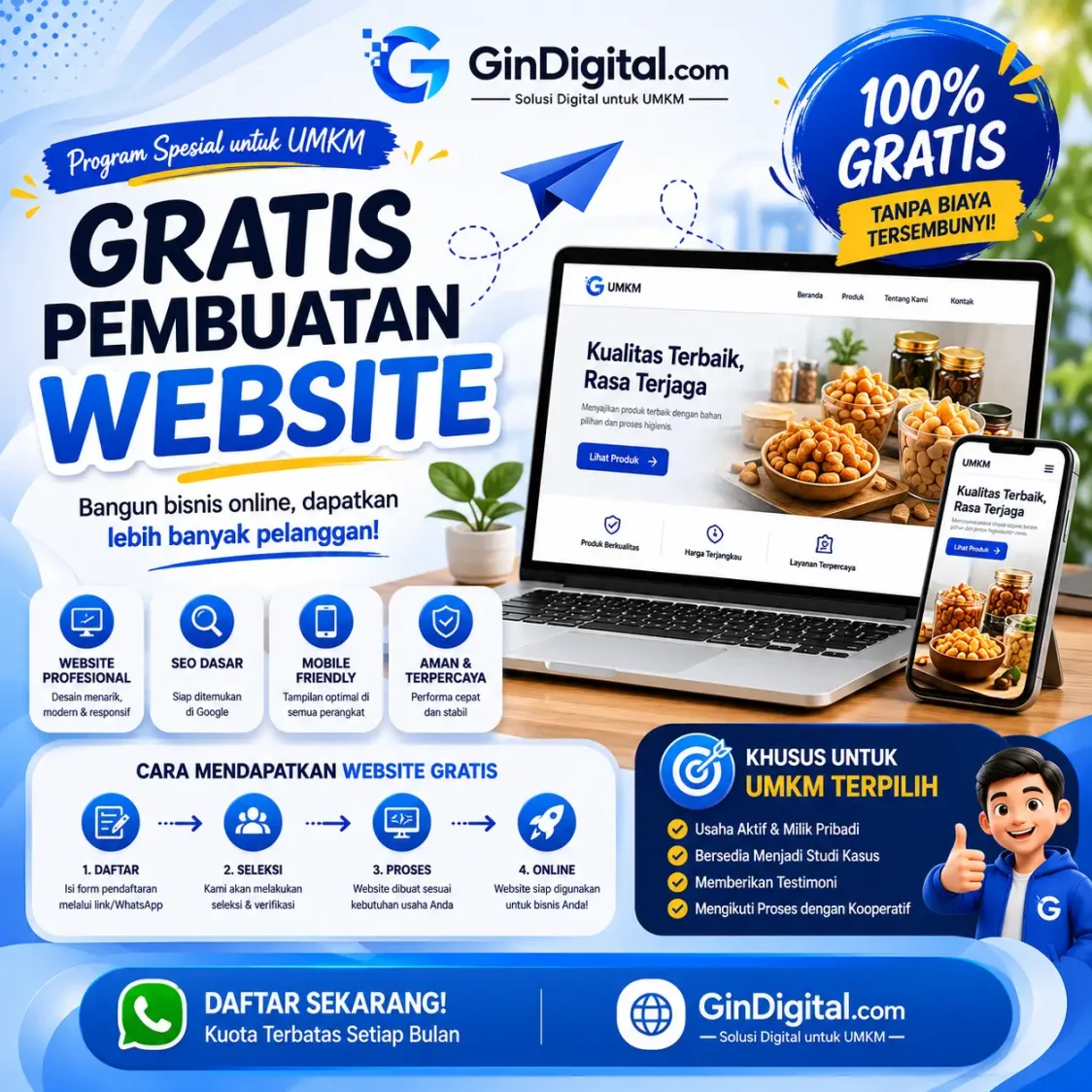Website Gratis UMKM