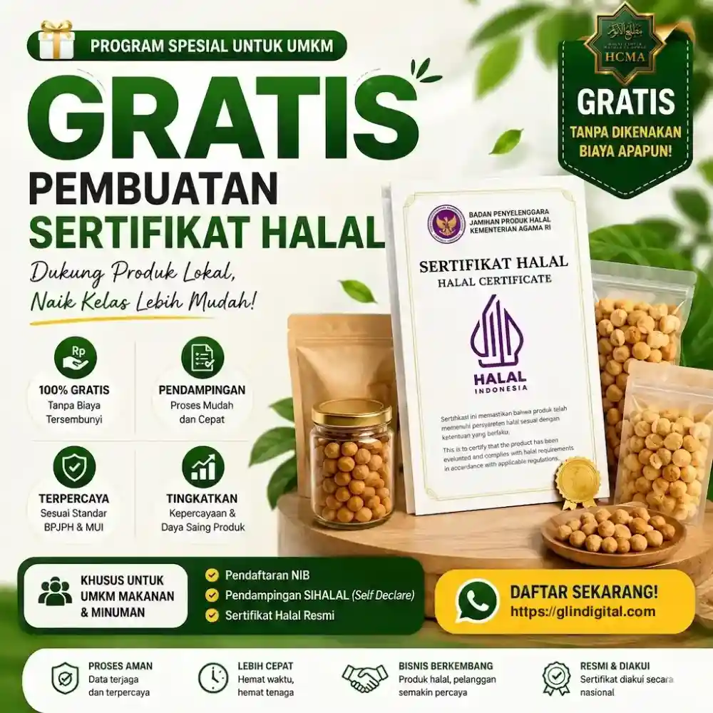 Sehati sertifikat halal gratis